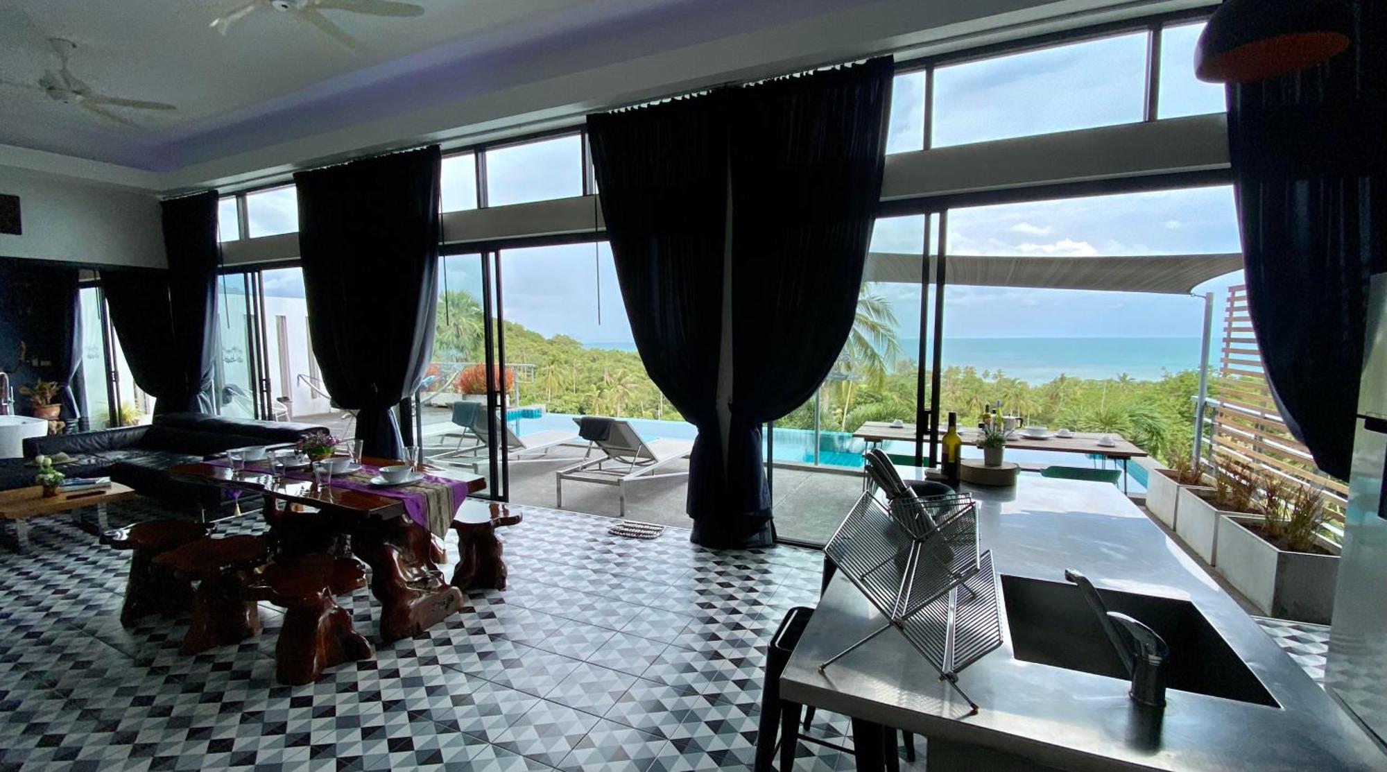 Ko Samui Seaview Pool Villa Philippa With Car Laem Set Beach Екстериор снимка